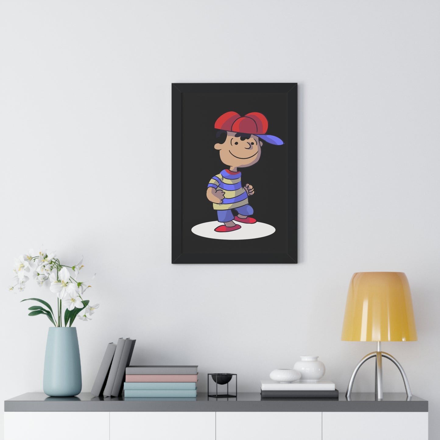 EarthBound Framed Poster - Ness Brown Dance