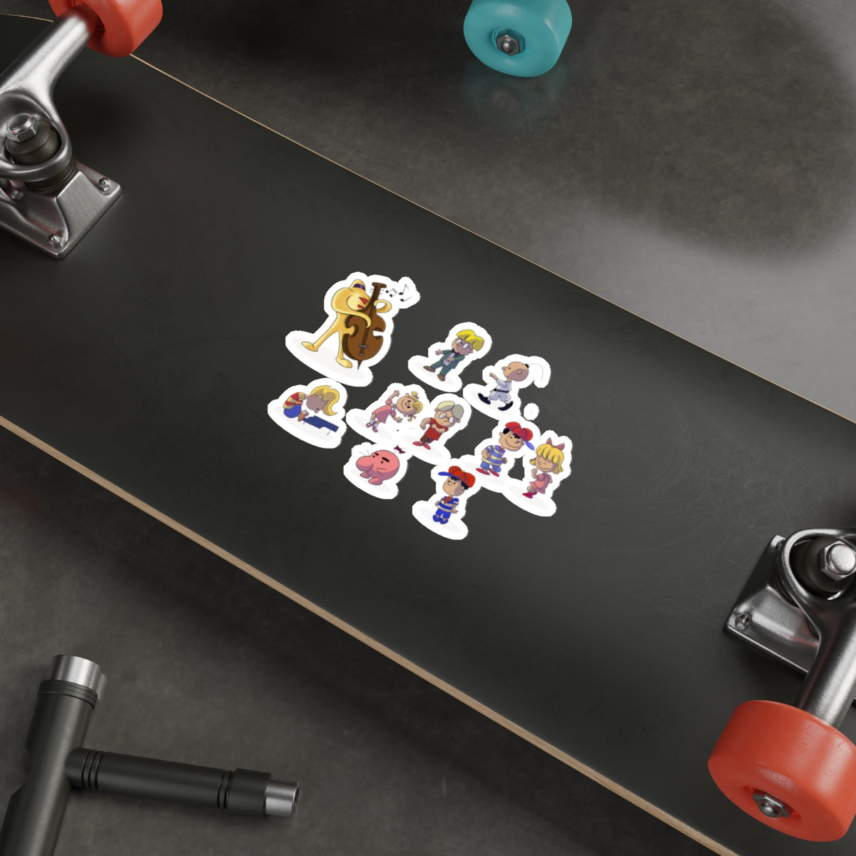 EarthBound Die-Cut Sticker - EarthBrown Dance
