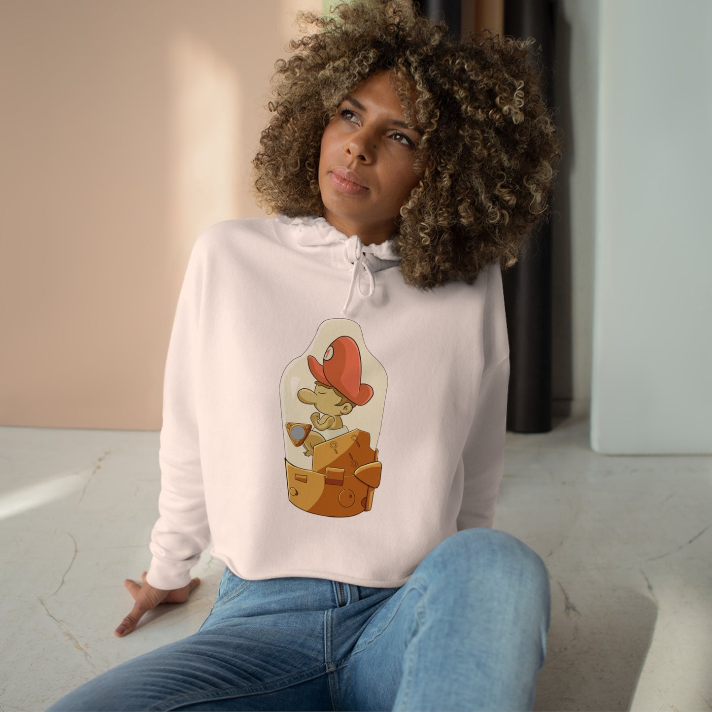 Baby Stranding Crop Hoodie