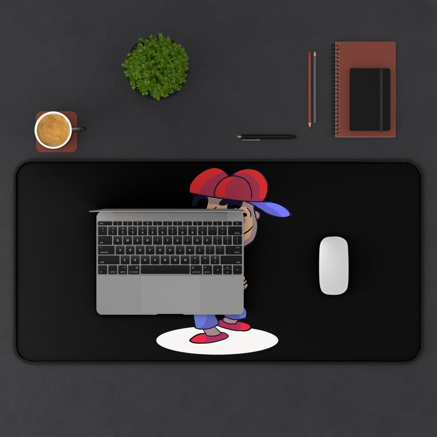 Ness Brown Dance Desk Mat