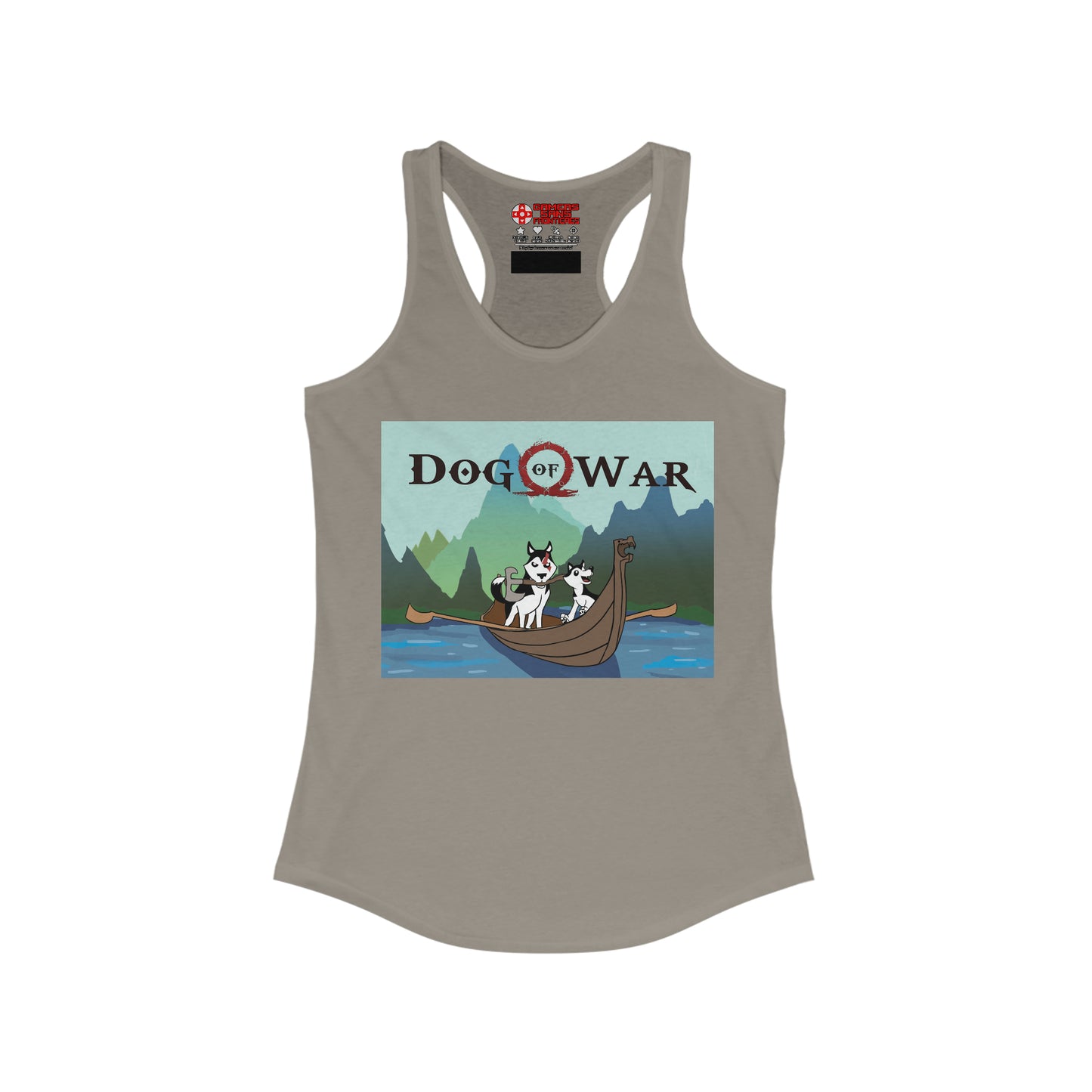 Women's Racerback Tank - Dog of War