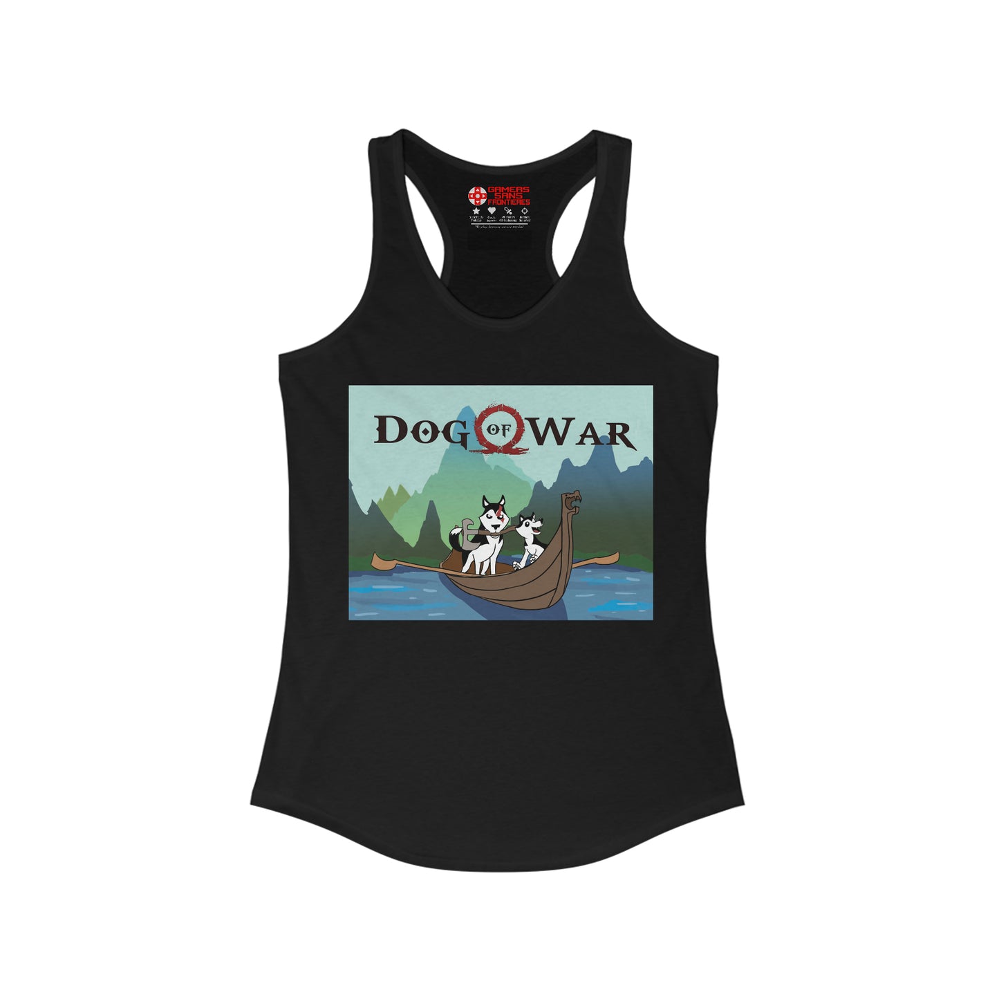Women's Racerback Tank - Dog of War