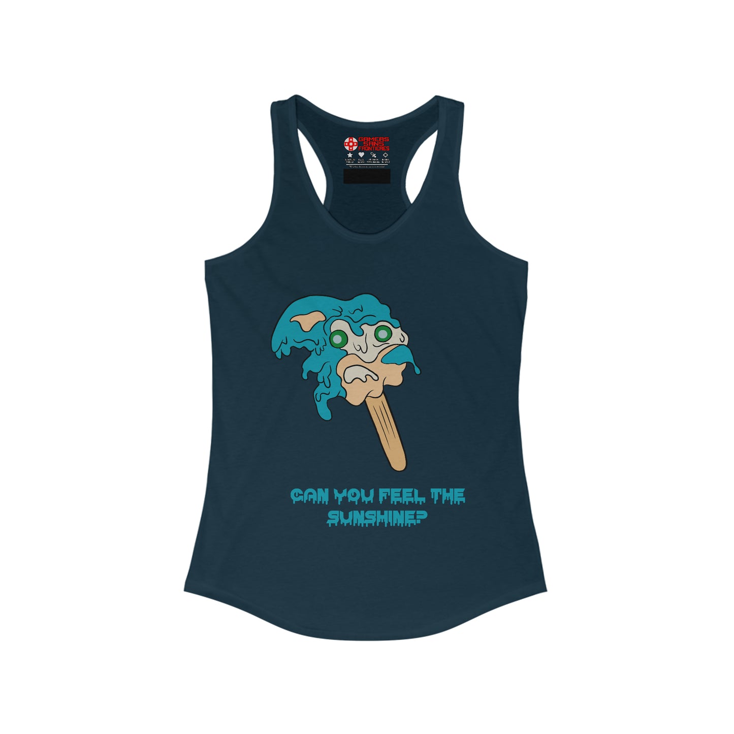 Women's Racerback Tank - Melting Sonic