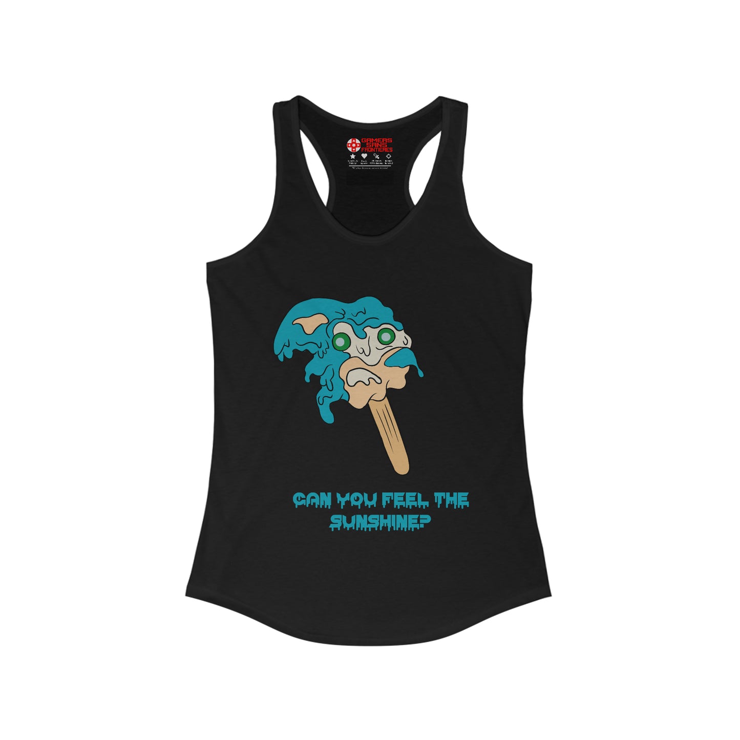 Women's Racerback Tank - Melting Sonic