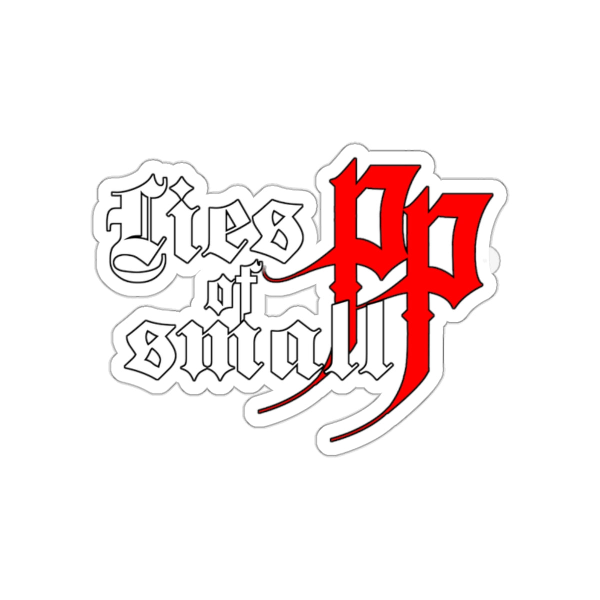Lies of P Die-Cut Sticker - Lies of Small PP