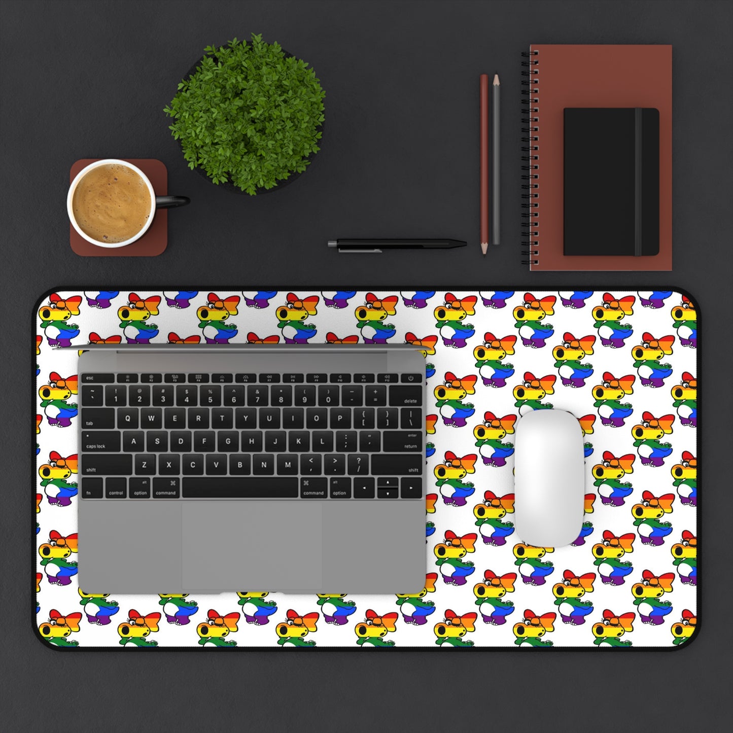 LGTBirdo Pattern Desk Mat