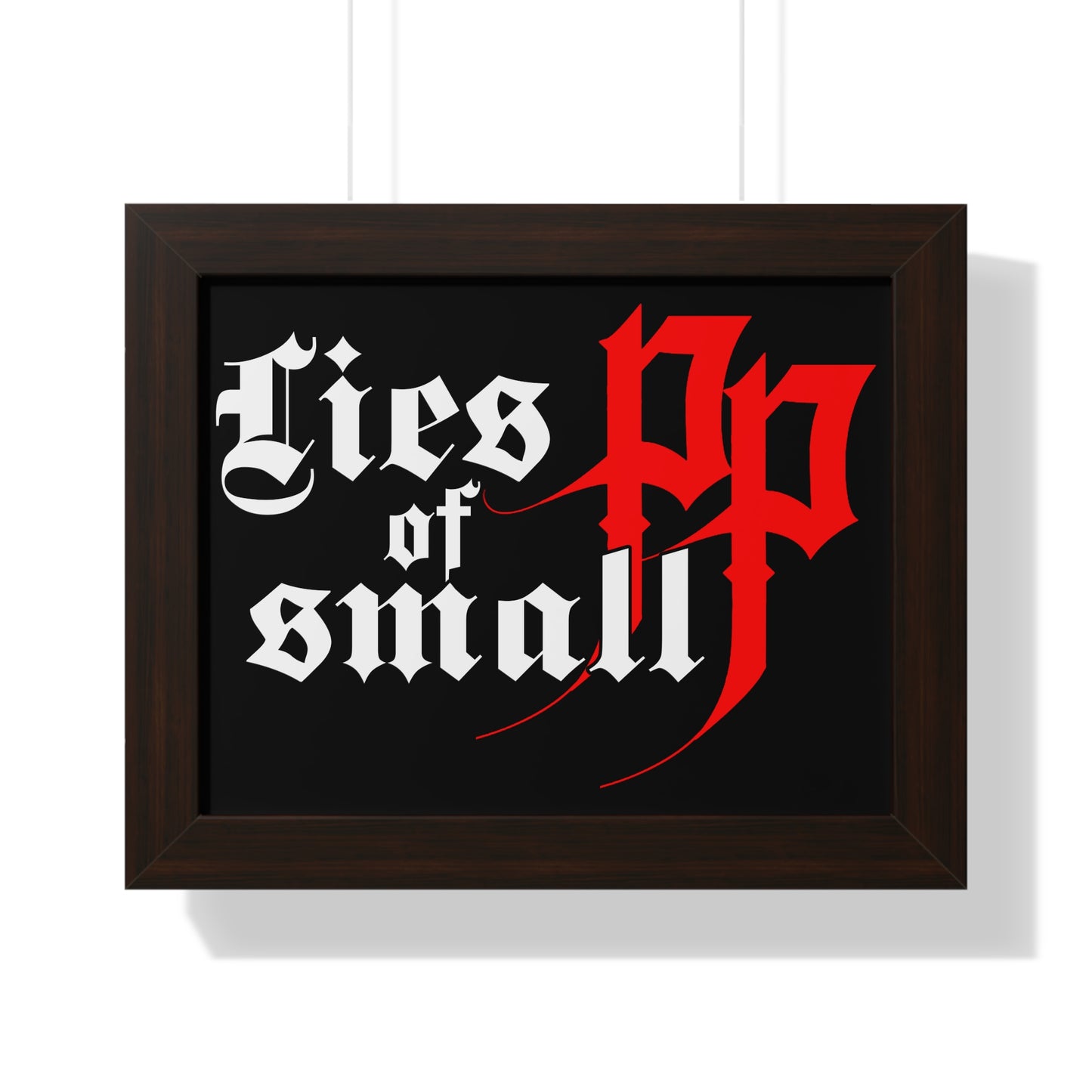 Lies of P Framed Poster - Lies of Small PP