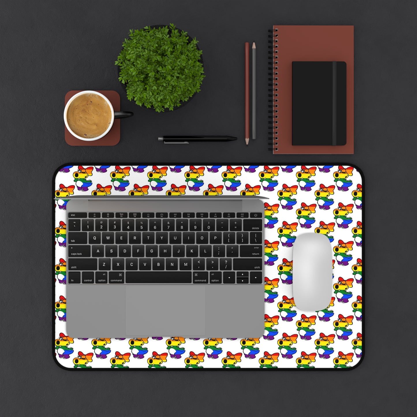 LGTBirdo Pattern Desk Mat