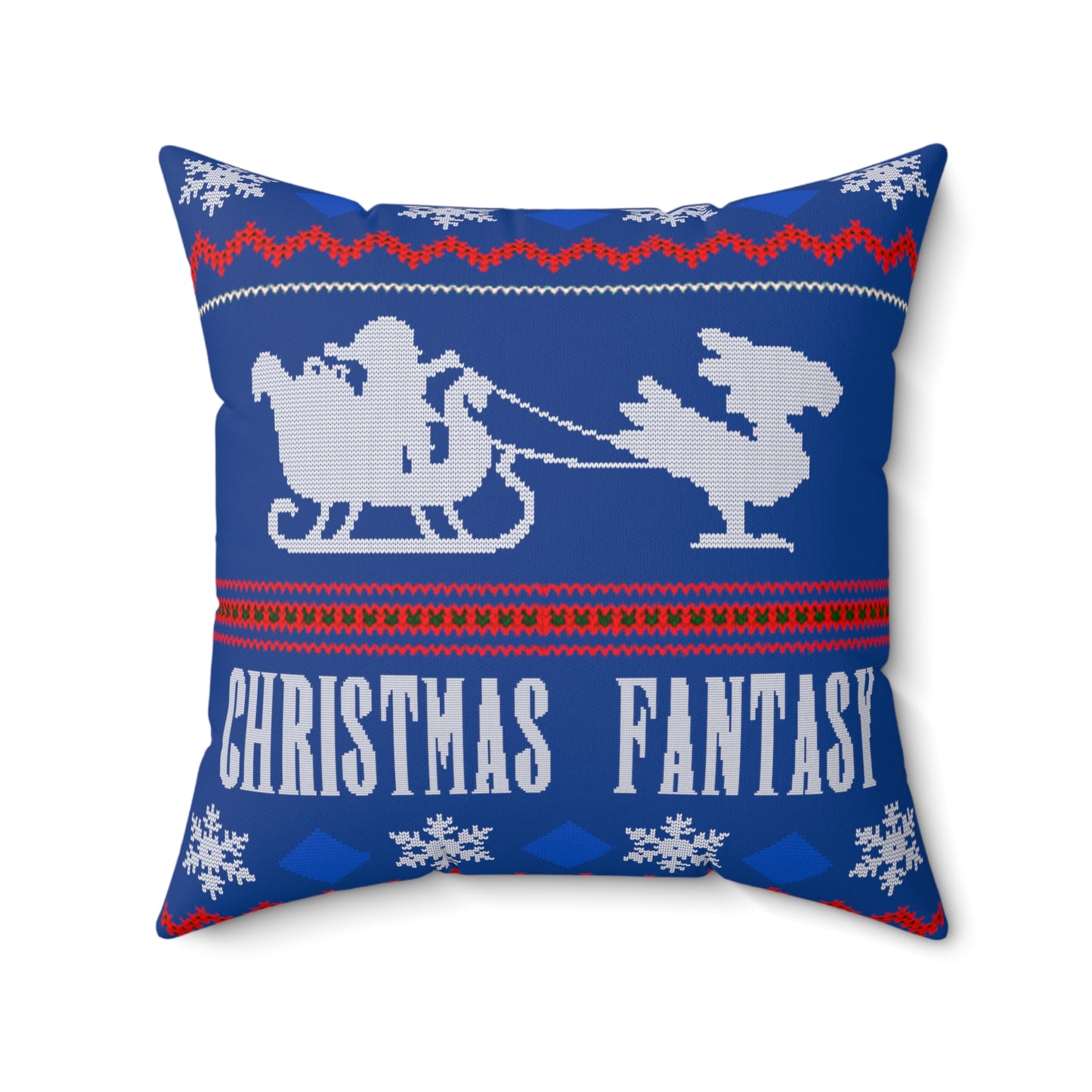 Final Fantasy Christmas Pillow - Christmas Fantasy