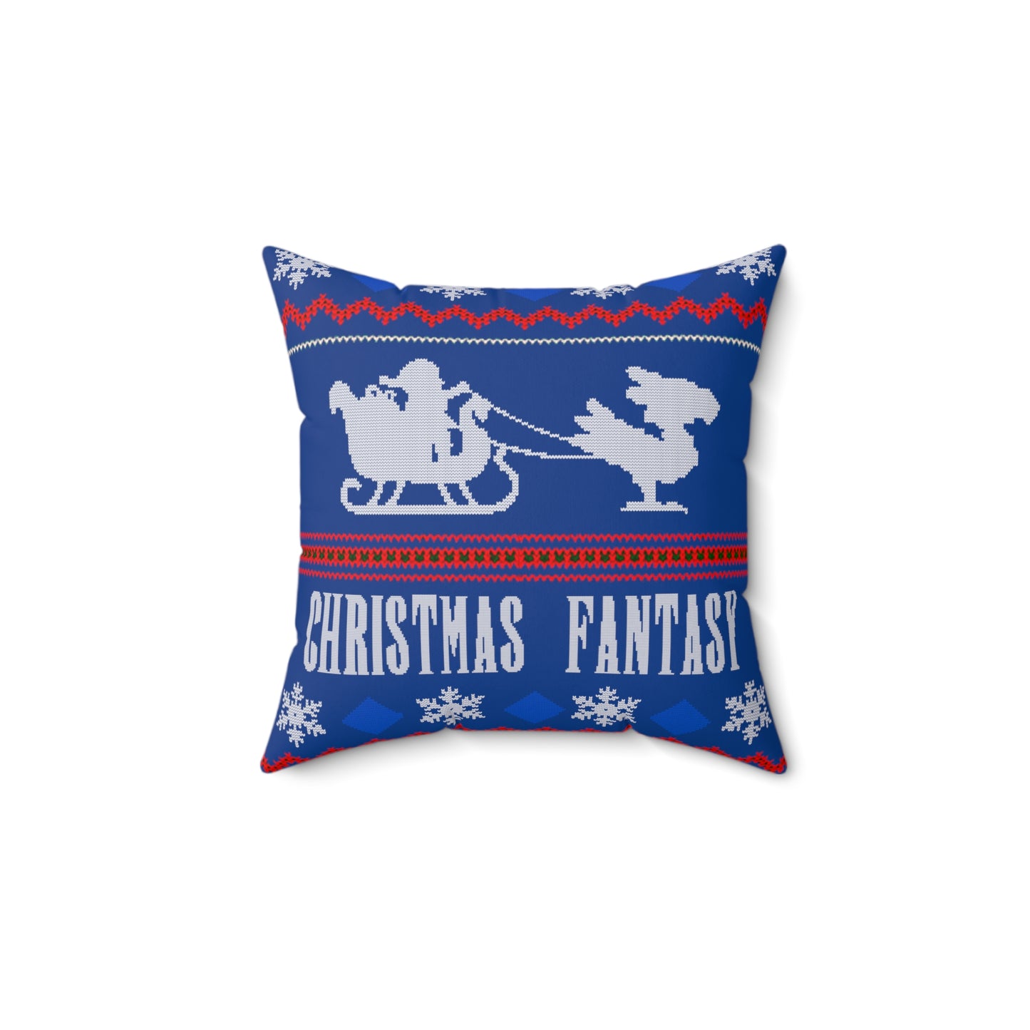 Final Fantasy Christmas Pillow - Christmas Fantasy