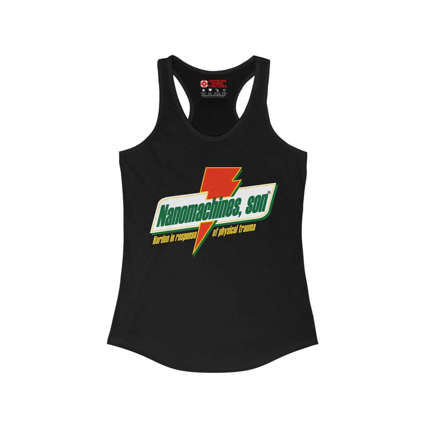 Women's Racerback Tank - Nanomachines, son