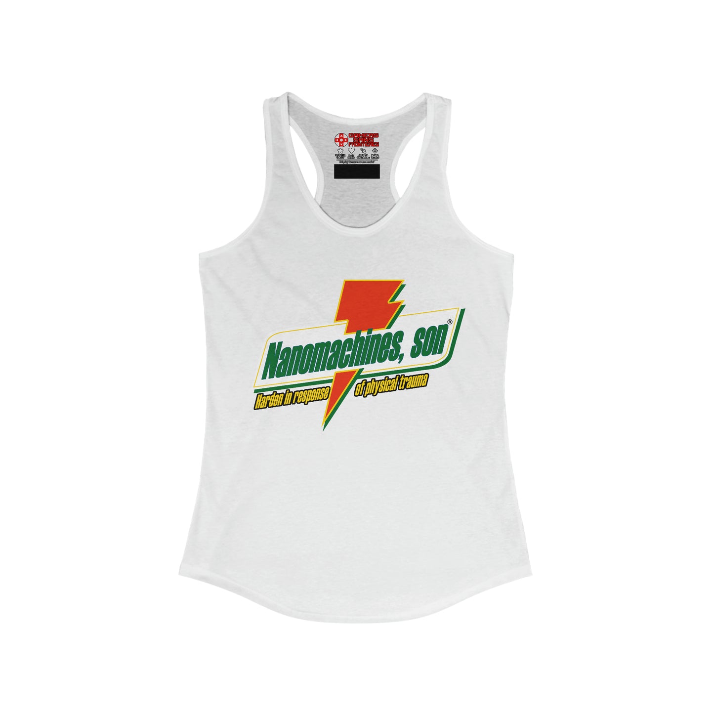 Women's Racerback Tank - Nanomachines, son