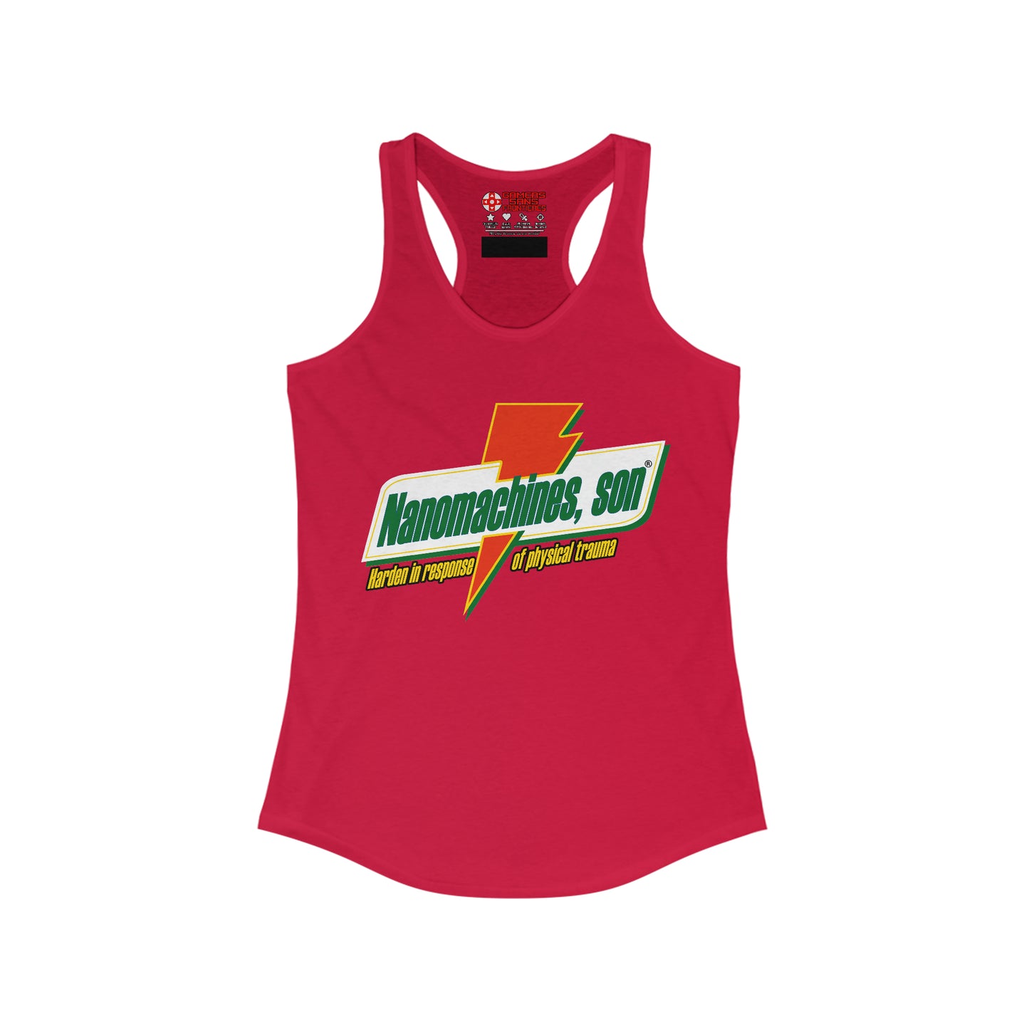 Women's Racerback Tank - Nanomachines, son