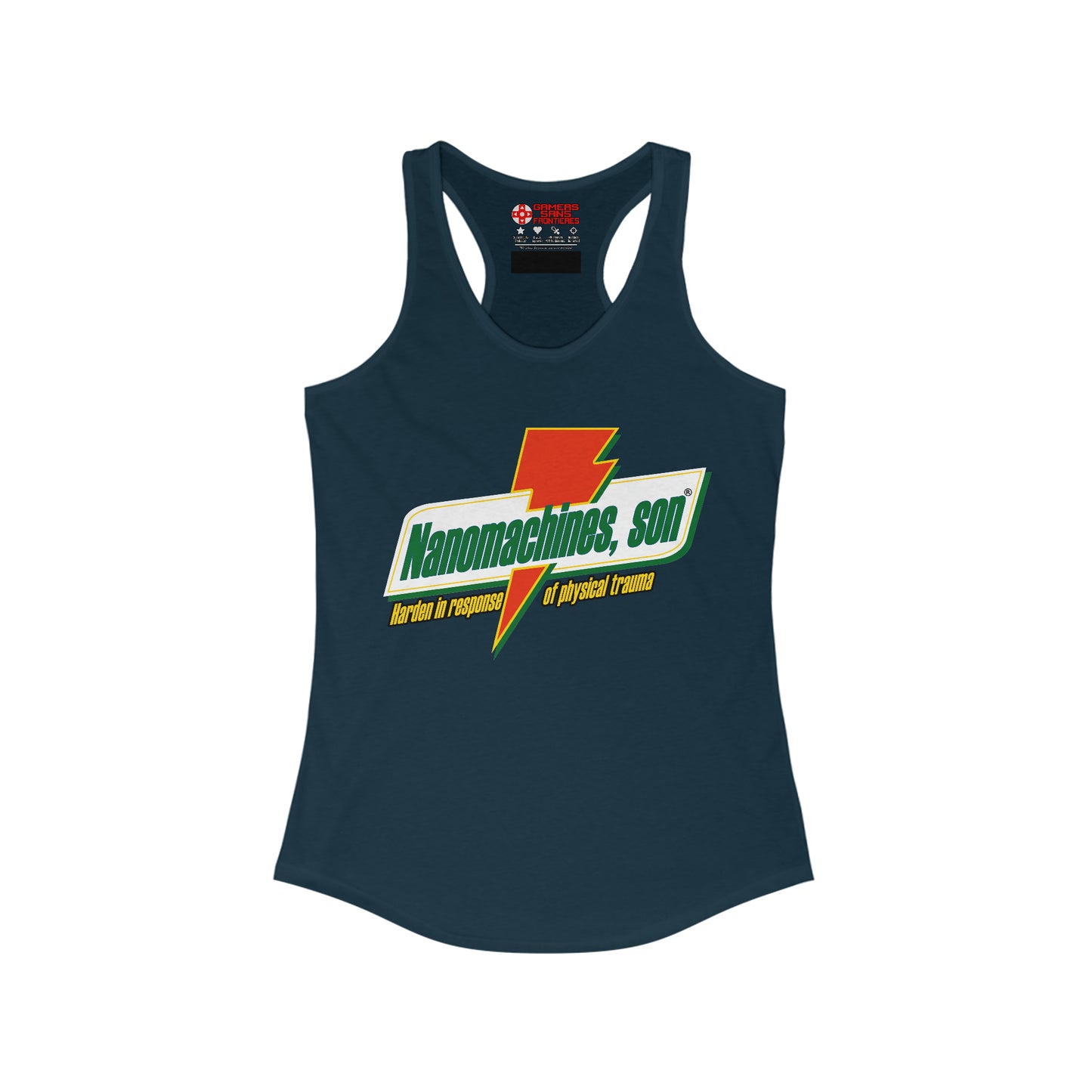 Women's Racerback Tank - Nanomachines, son