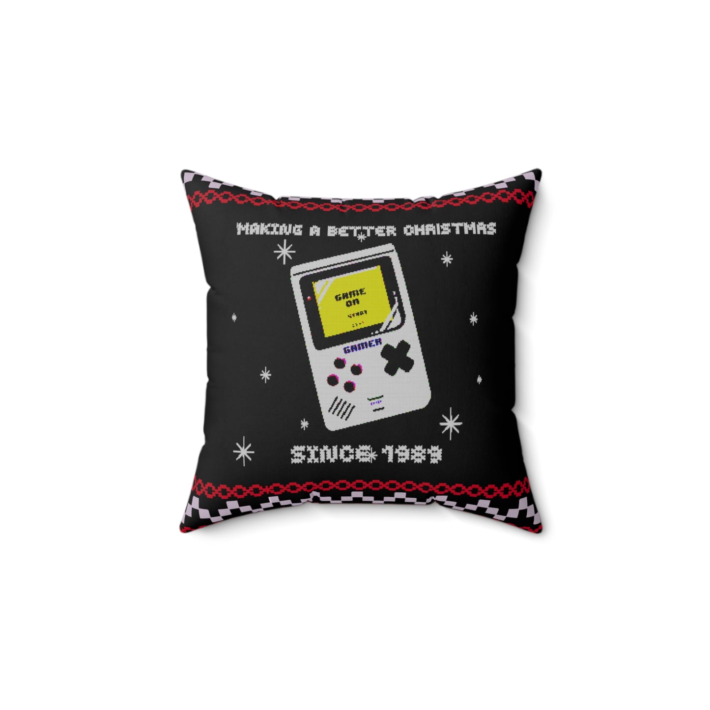 Christmas Pillow - GameBoy