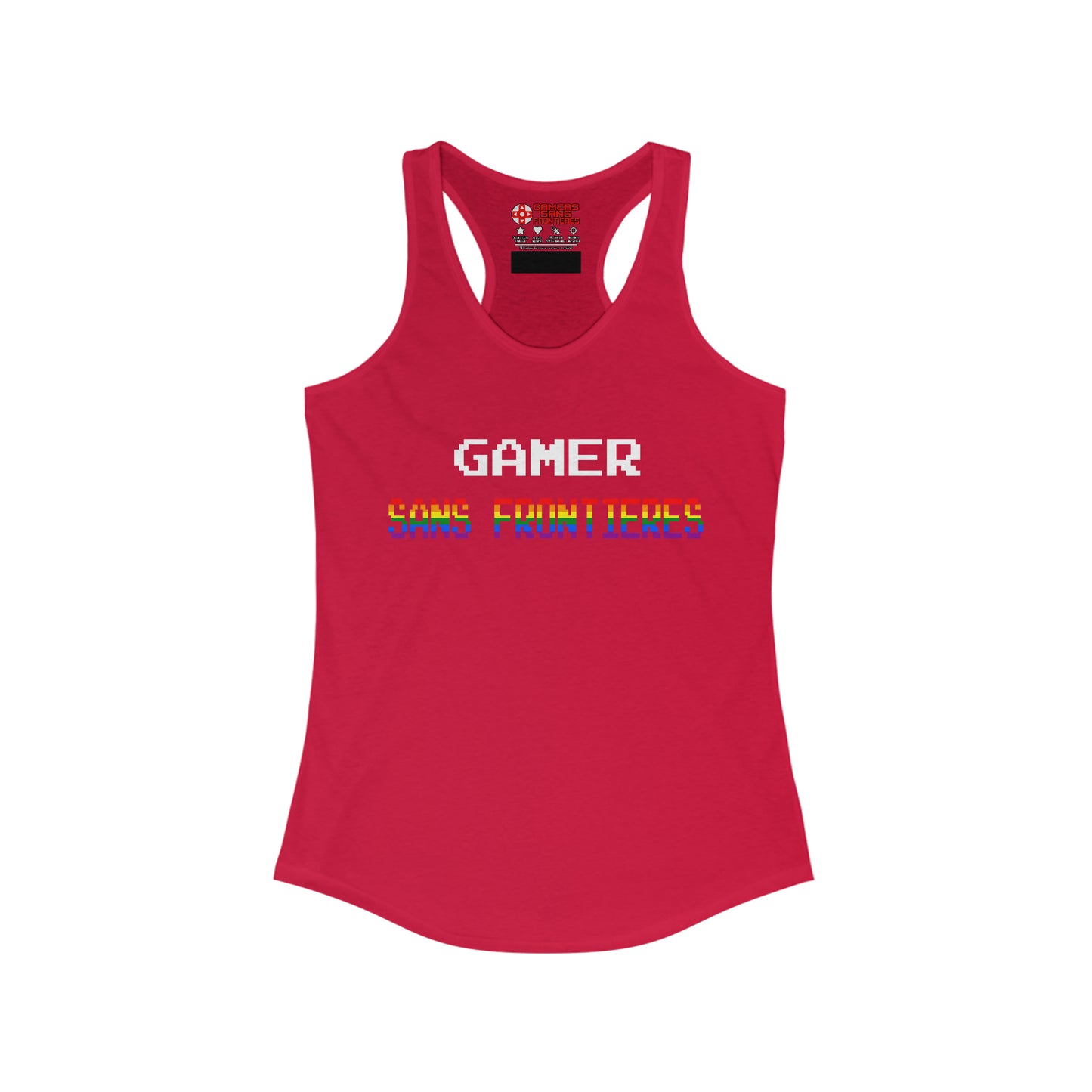 Gamers Sans Frontieres Women's Racerback Tank - LGTB+GSF