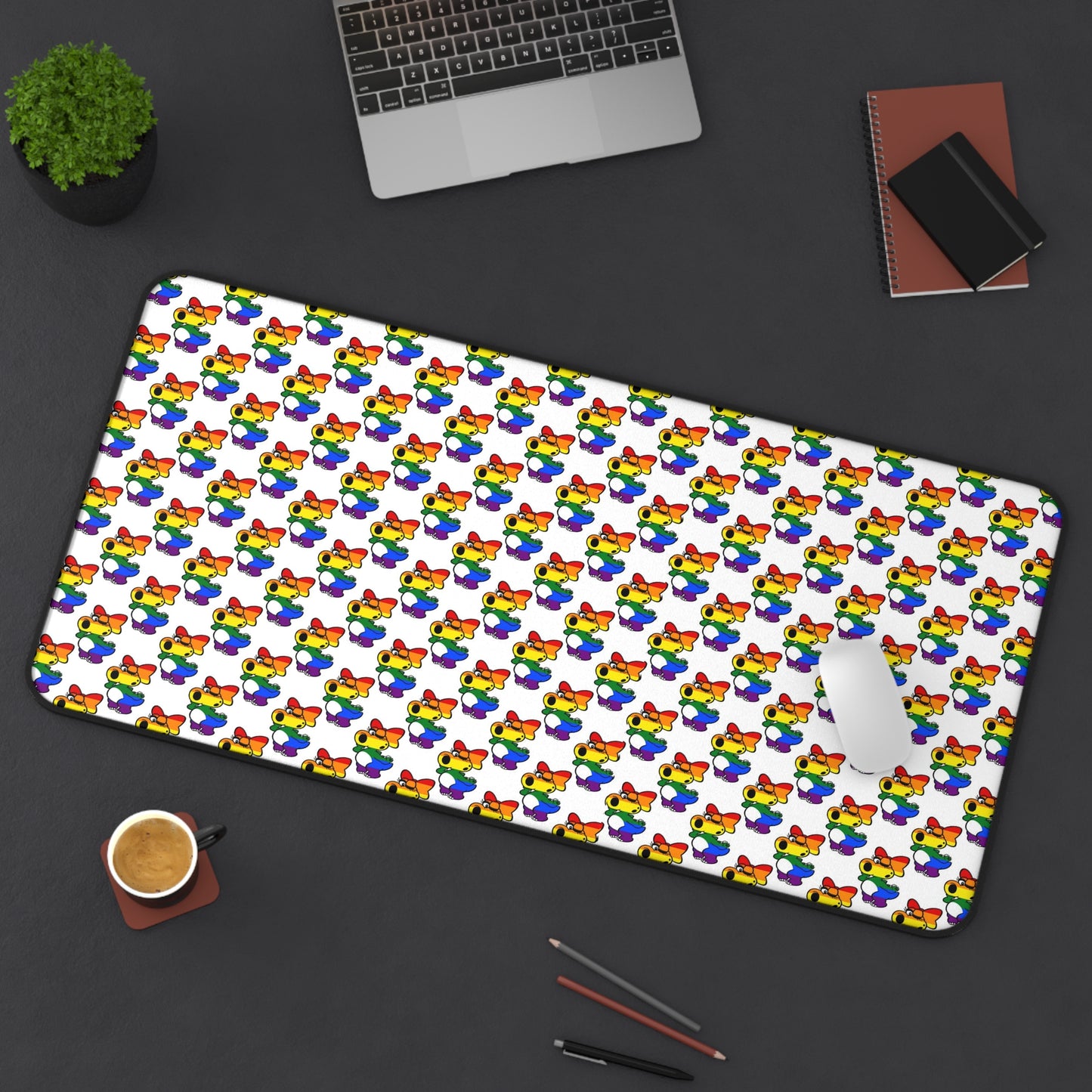 LGTBirdo Pattern Desk Mat