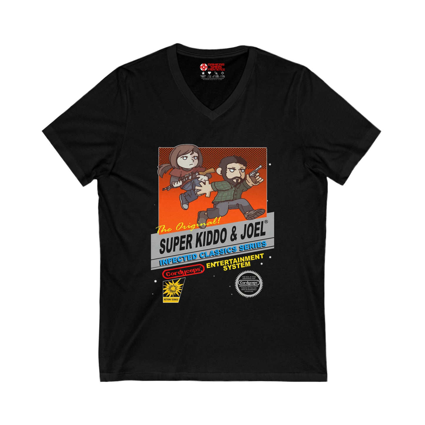 The Last Of Us Men's V Tee - Super Kido & Joel