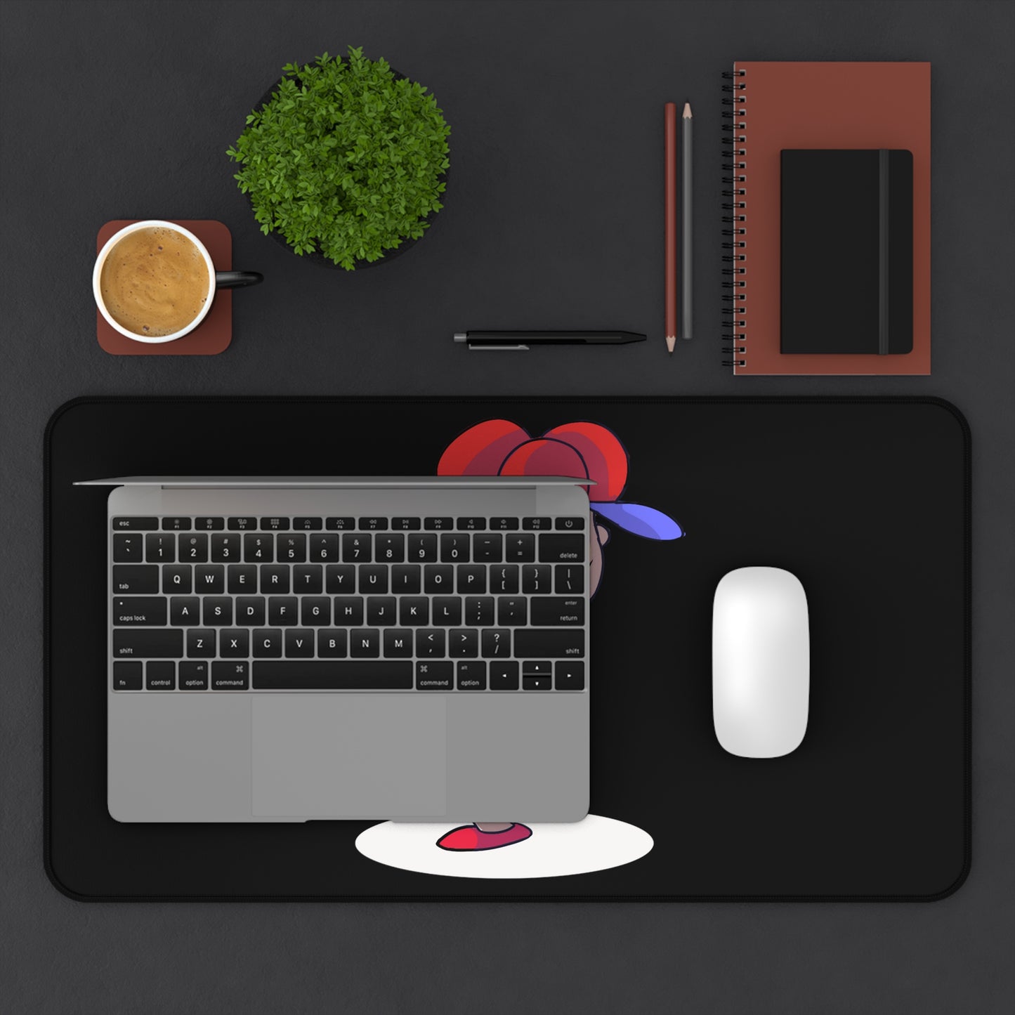 Ness Brown Dance Desk Mat