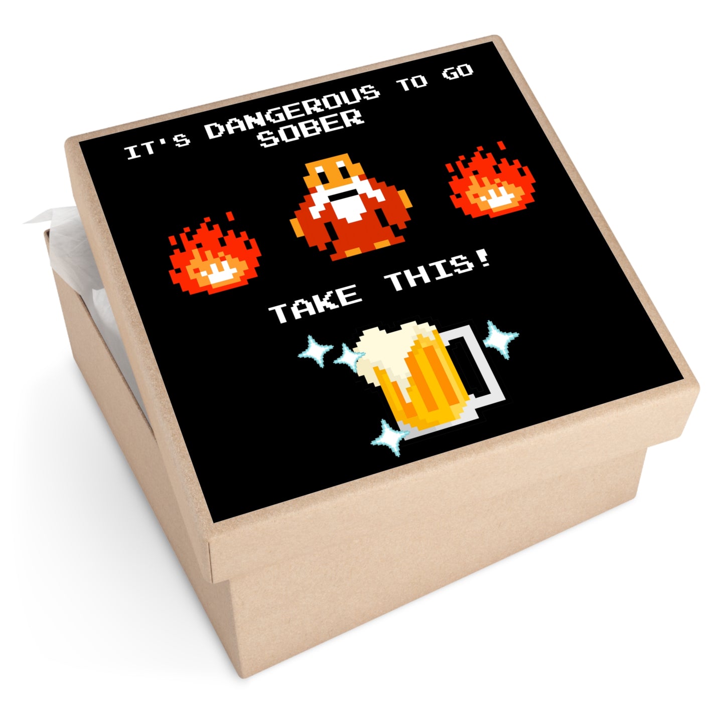 Vinyl Sticker - It's Dangerous to go Sober