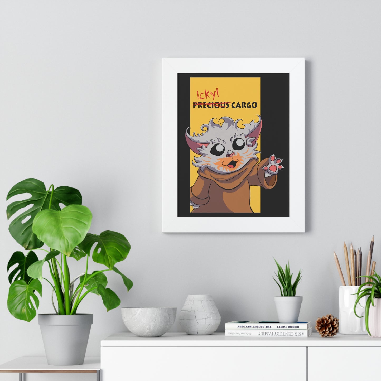 Icky Cargo Framed Poster - Wisp Campaign