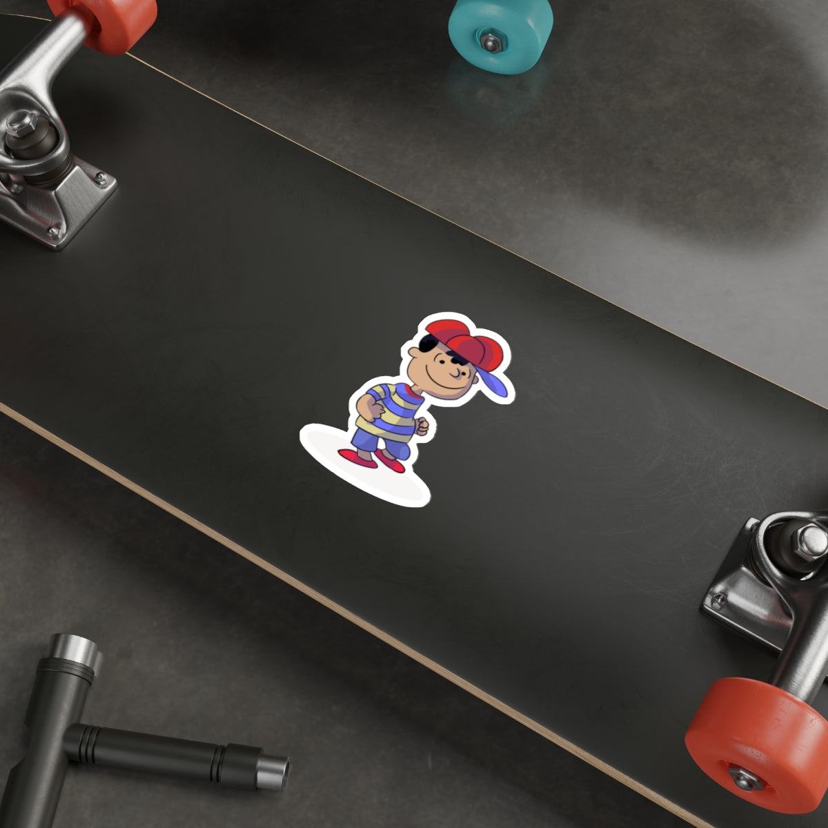 EarthBound Die-Cut Sticker - Ness Brown Dance