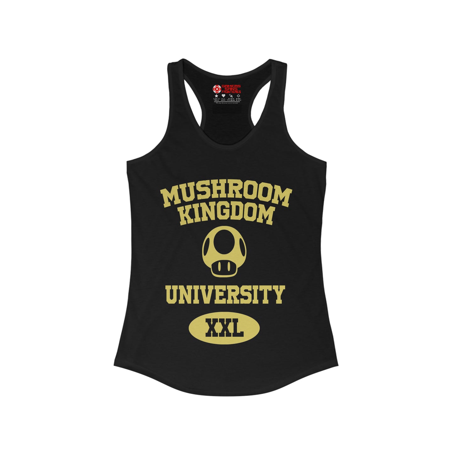 Women's Racerback Tank - Mushroom Kingdom University