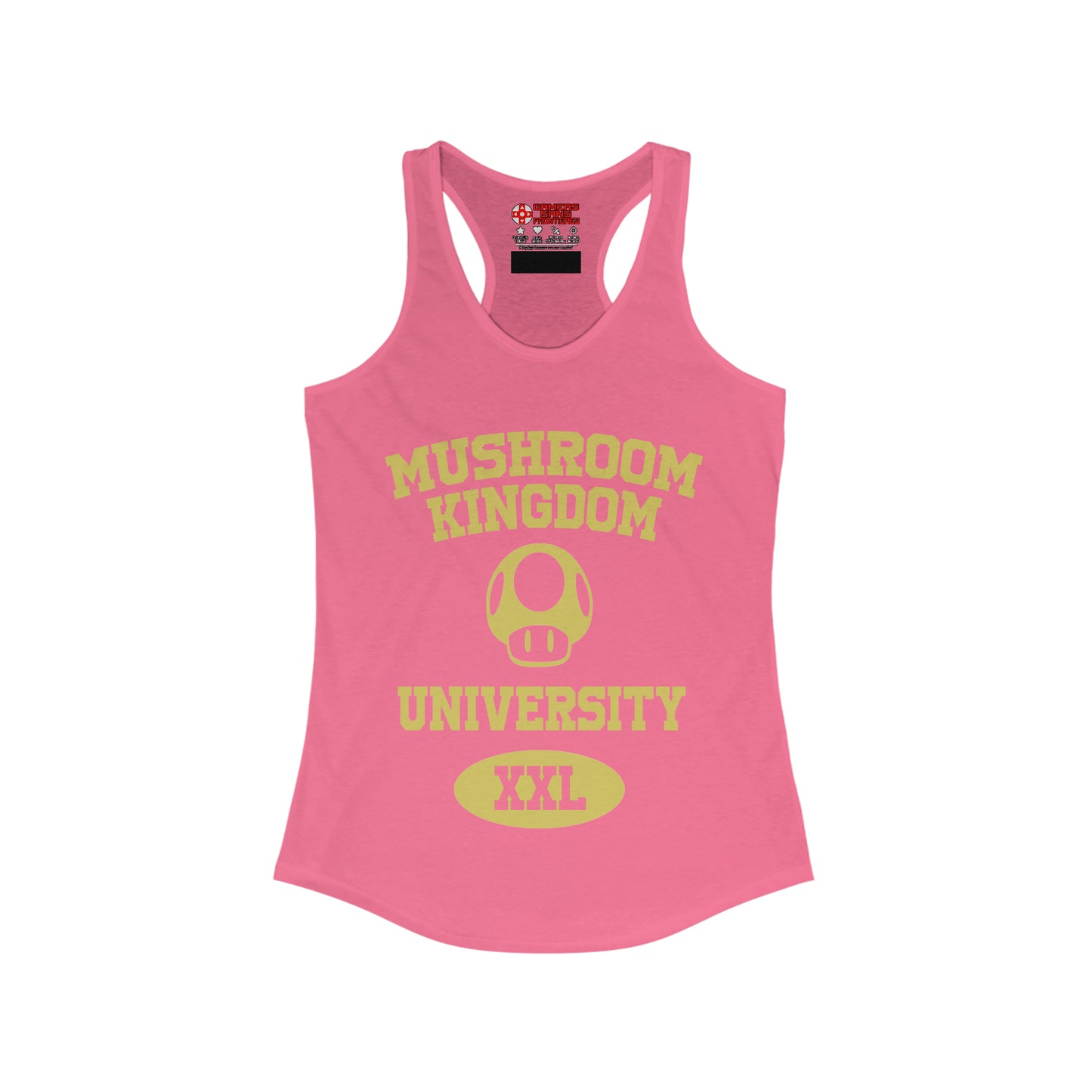 Women's Racerback Tank - Mushroom Kingdom University