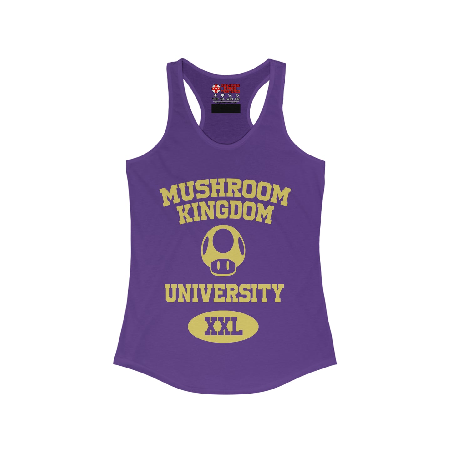 Women's Racerback Tank - Mushroom Kingdom University
