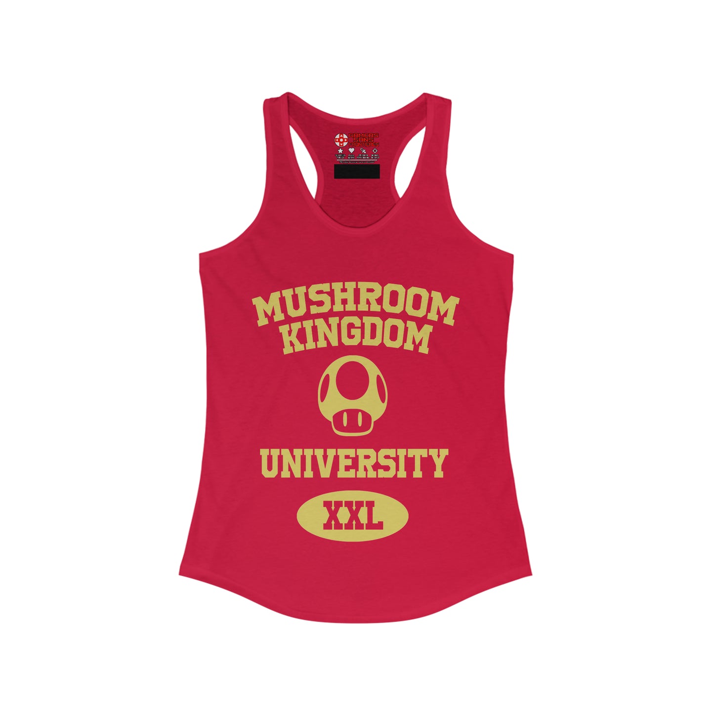 Women's Racerback Tank - Mushroom Kingdom University