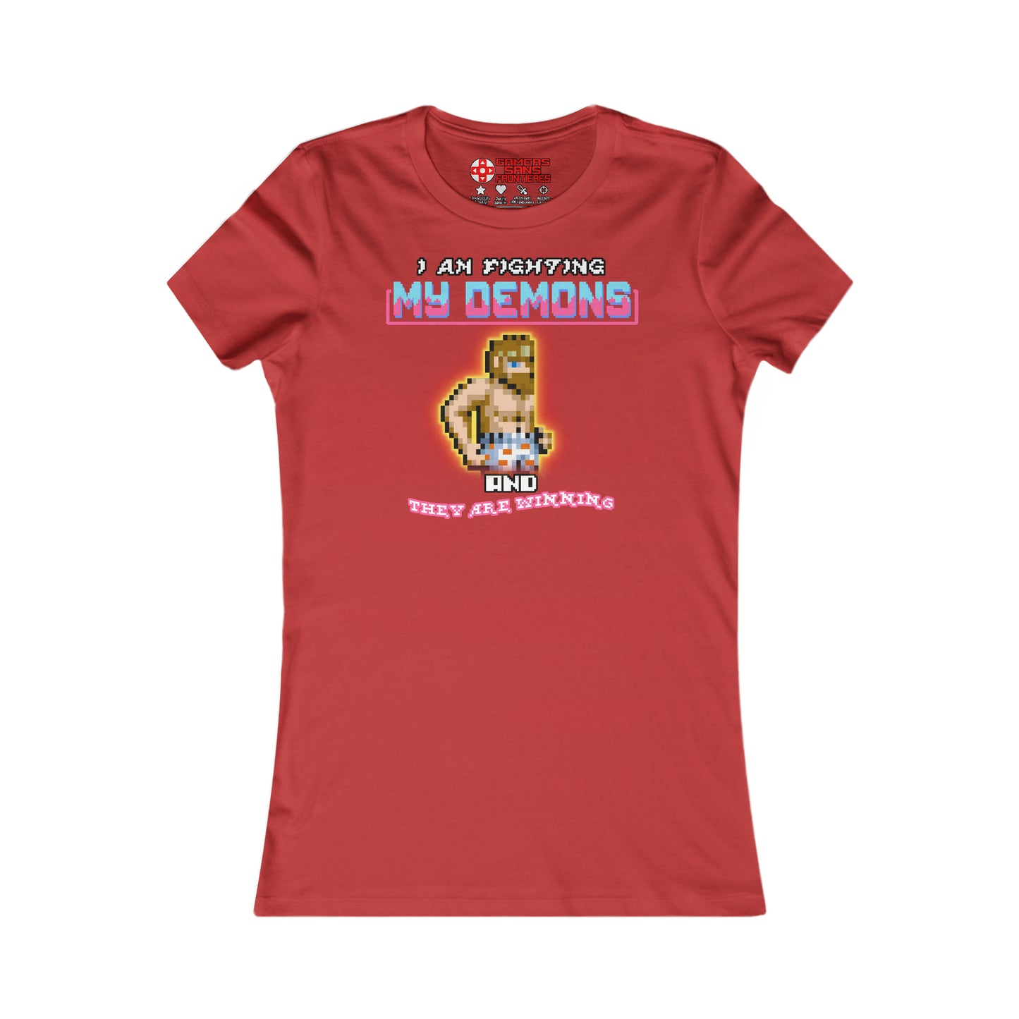 Women's Tee - Fighting my demons