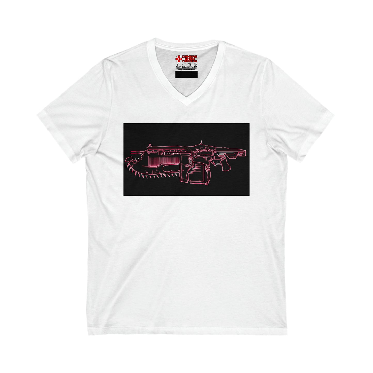 Gears Of War Men's V Tee - Neon Lancer