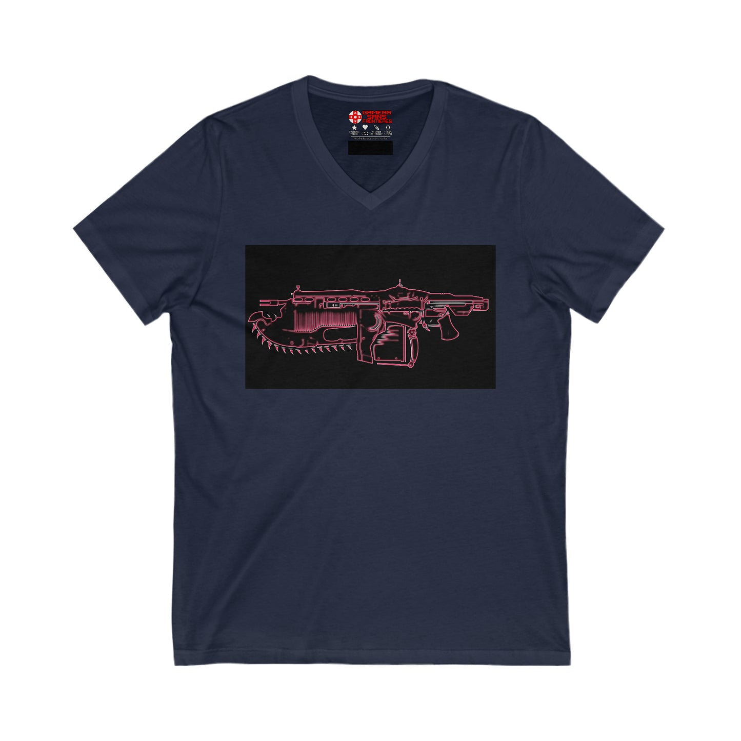 Gears Of War Men's V Tee - Neon Lancer