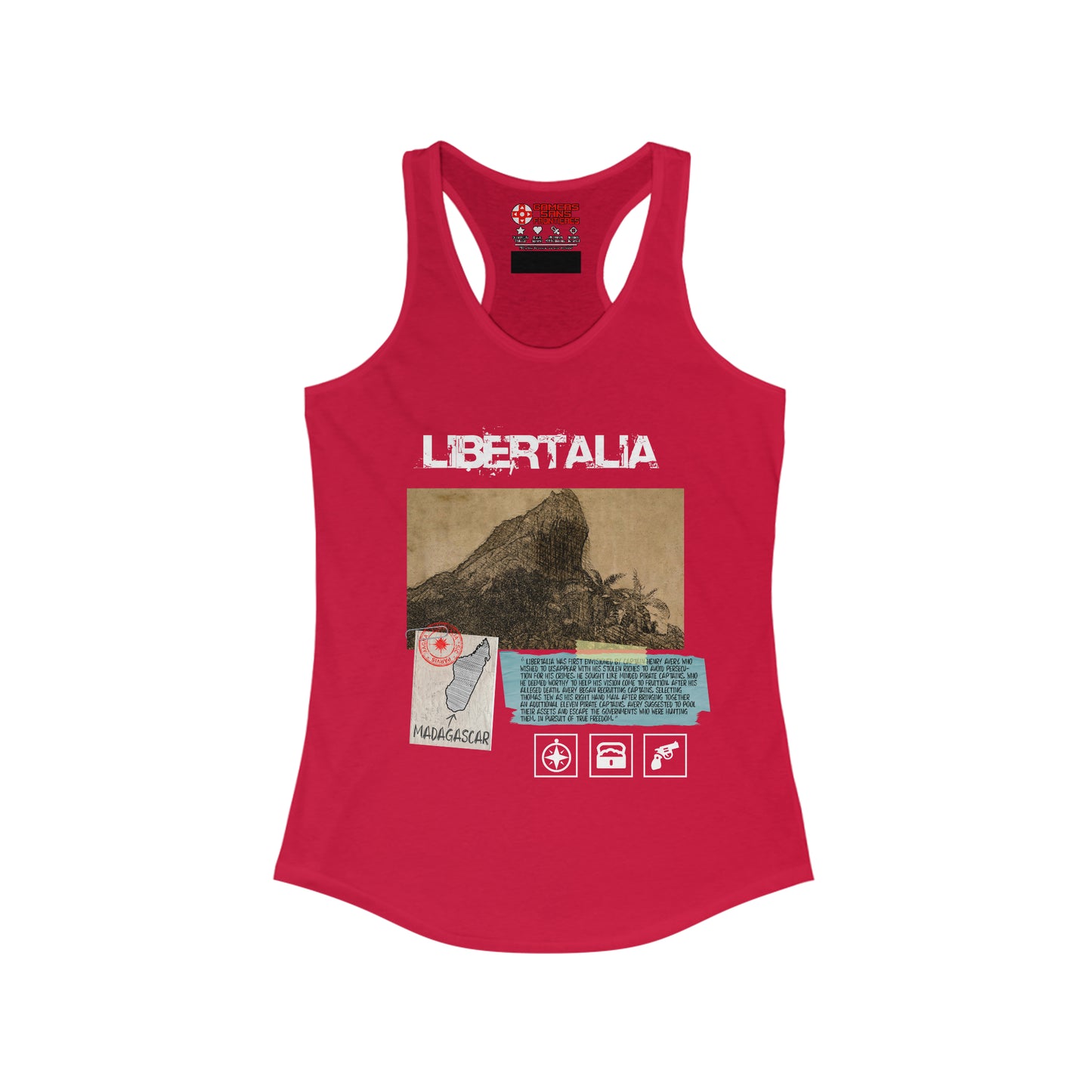 Women's Racerback Tank - Libertalia