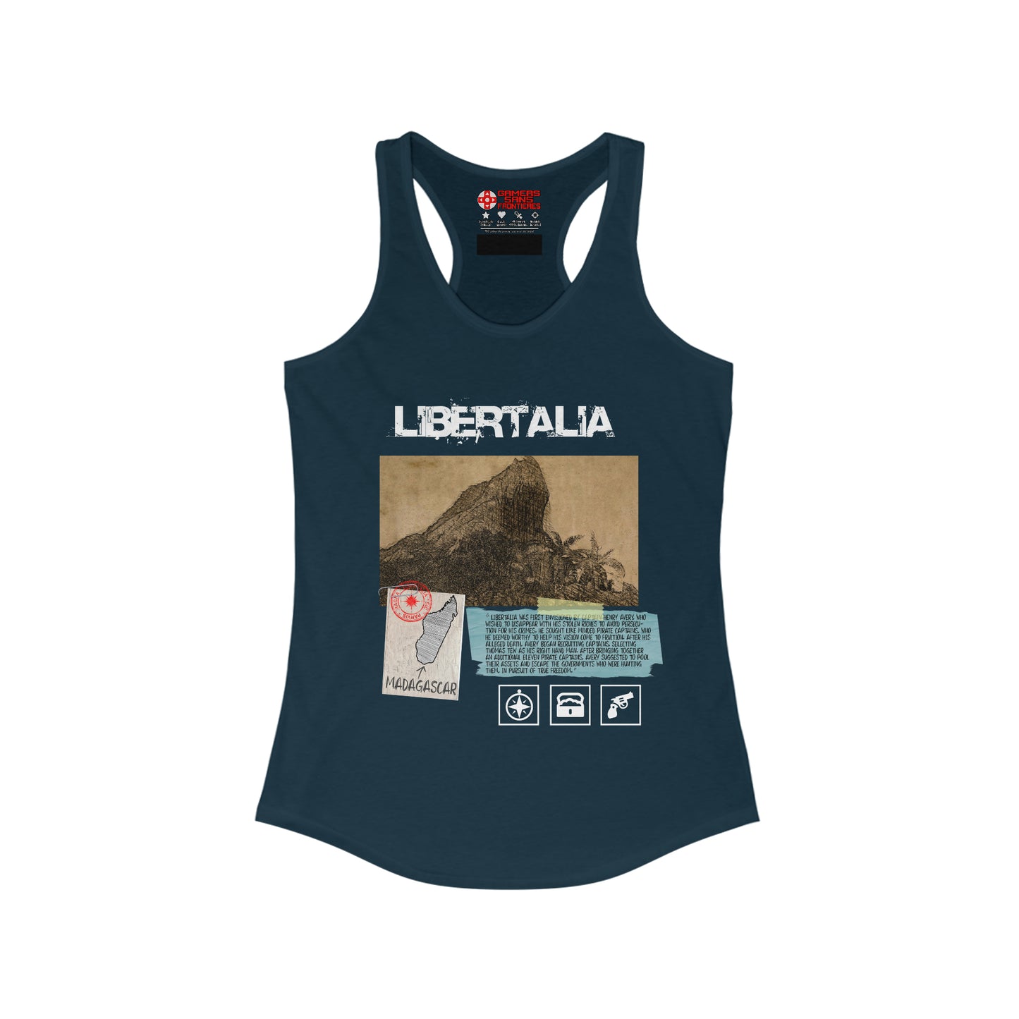 Women's Racerback Tank - Libertalia