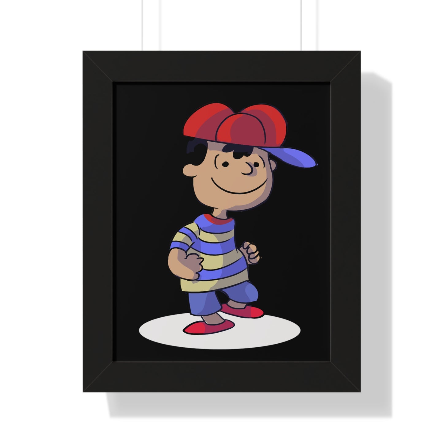 EarthBound Framed Poster - Ness Brown Dance