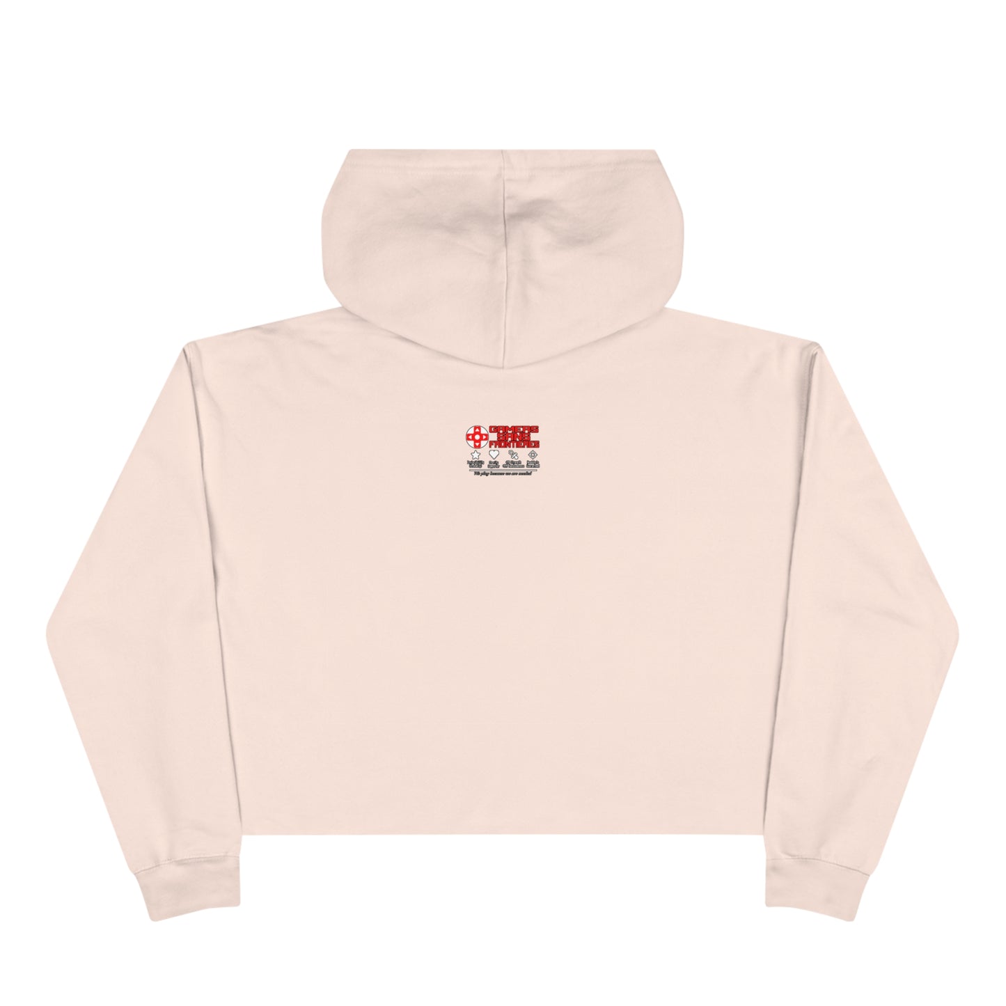 Women's Crop Hoodie - Fighting my demons