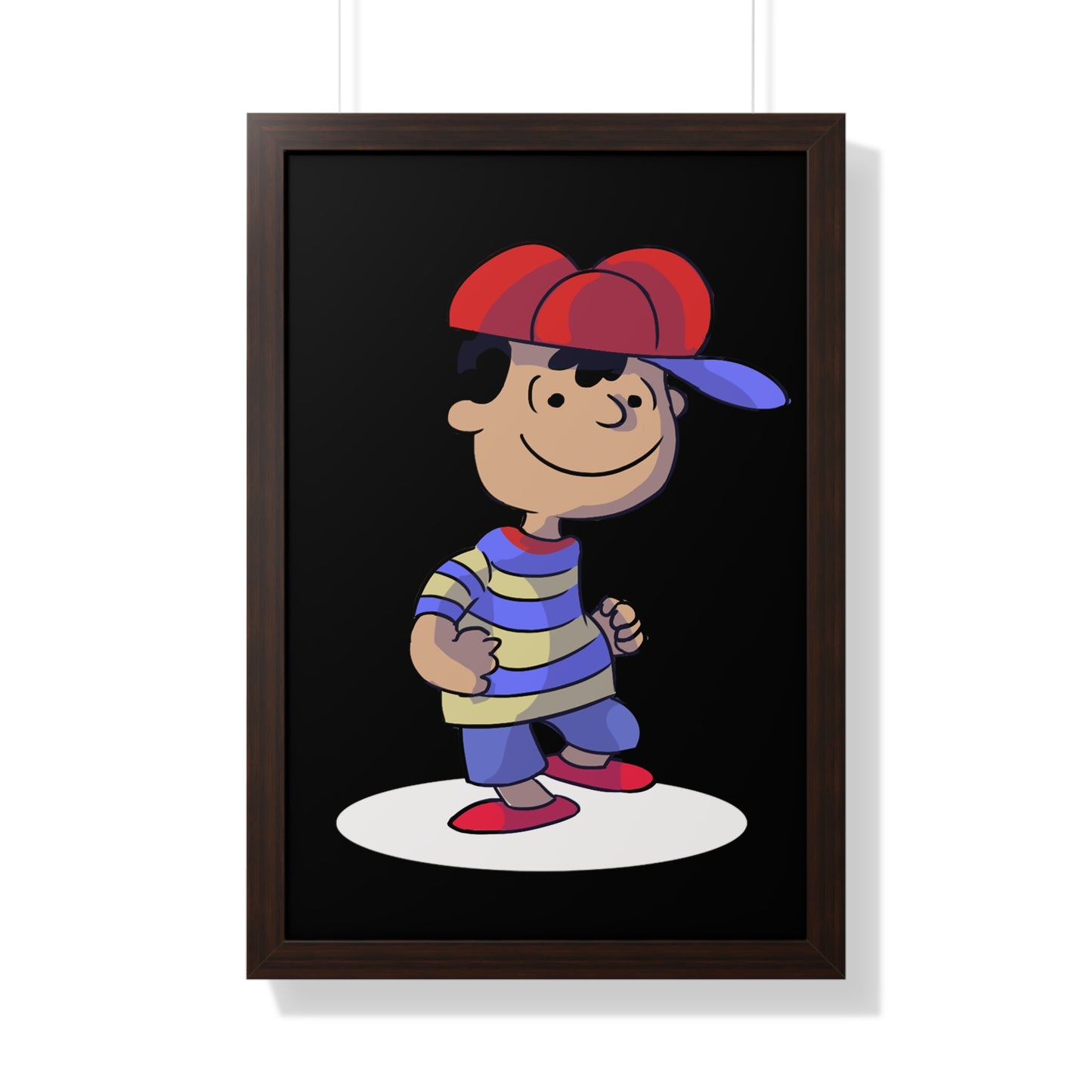 EarthBound Framed Poster - Ness Brown Dance