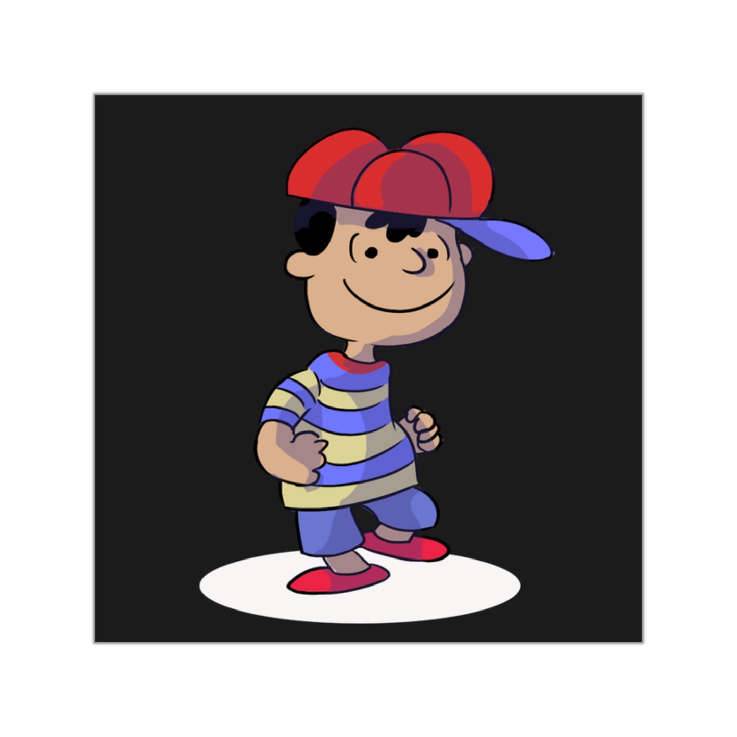 Ness Brown Dance Vinyl Stickers