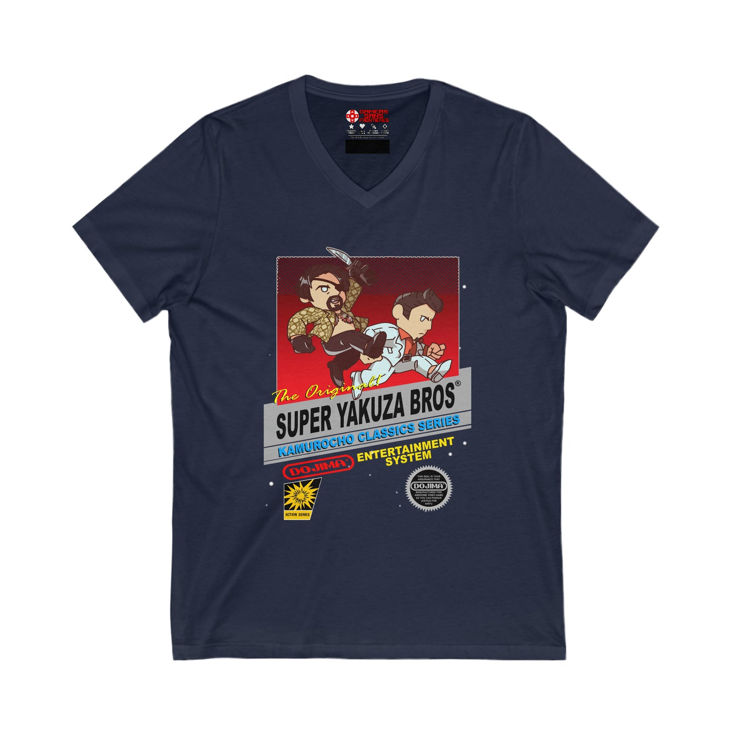 Yakuza Men's V Tee - Super Yakuza Bros