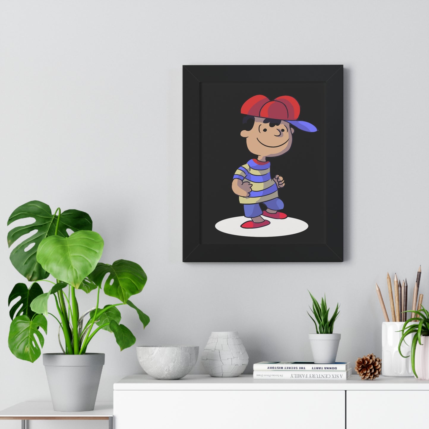 EarthBound Framed Poster - Ness Brown Dance