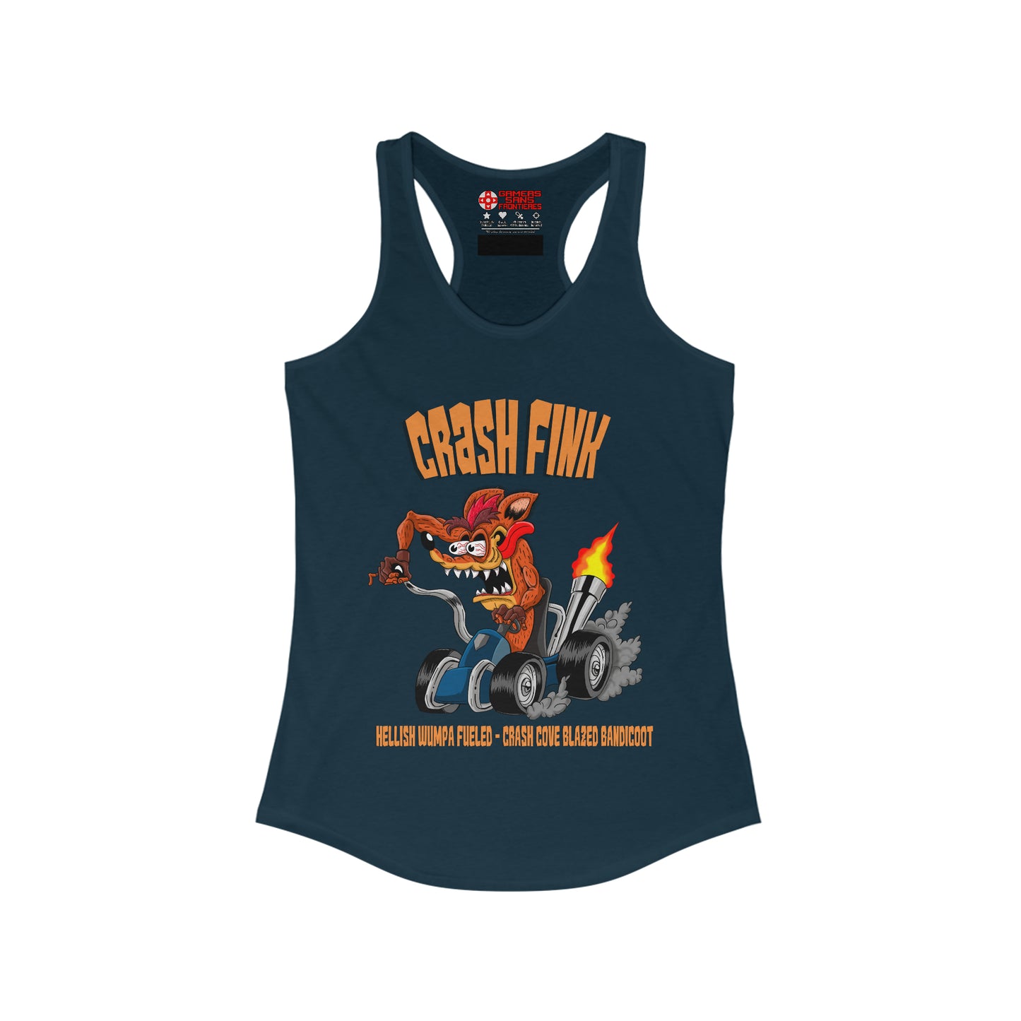 Women's Racerback Tank - Crash Fink