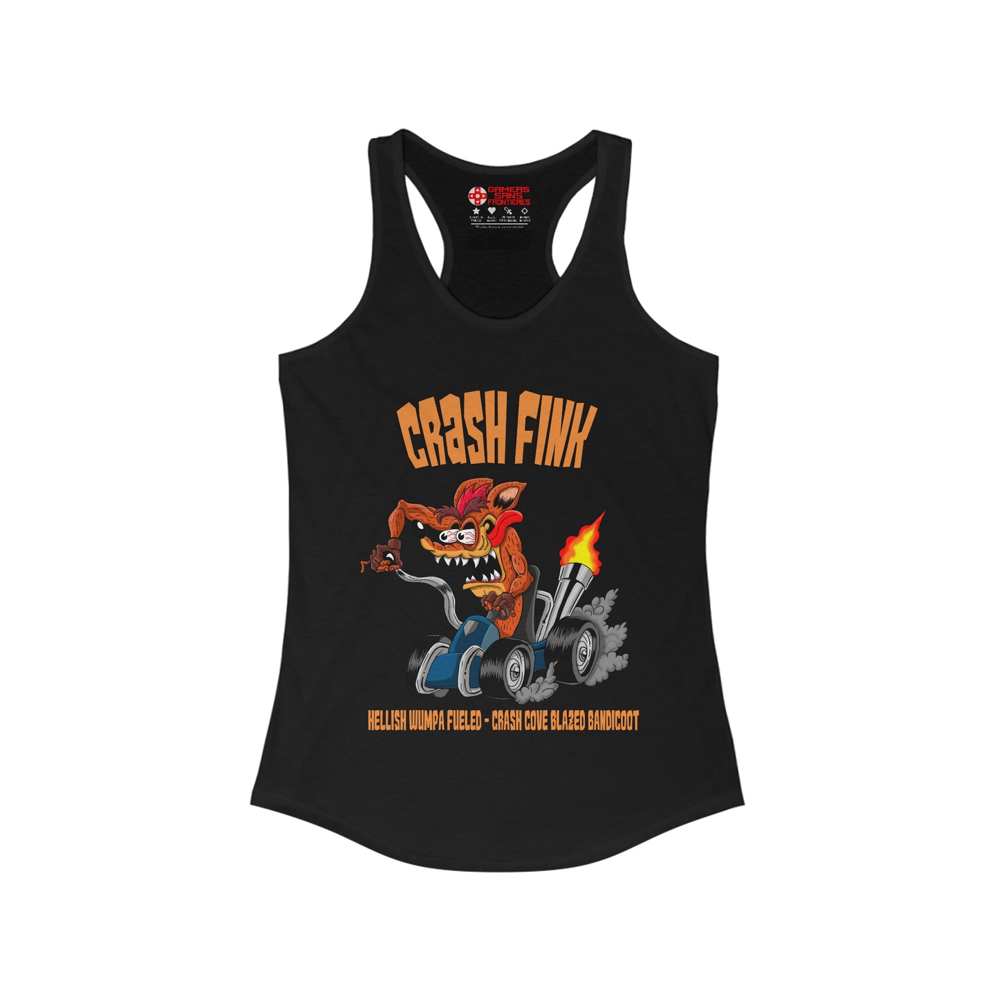 Women's Racerback Tank - Crash Fink