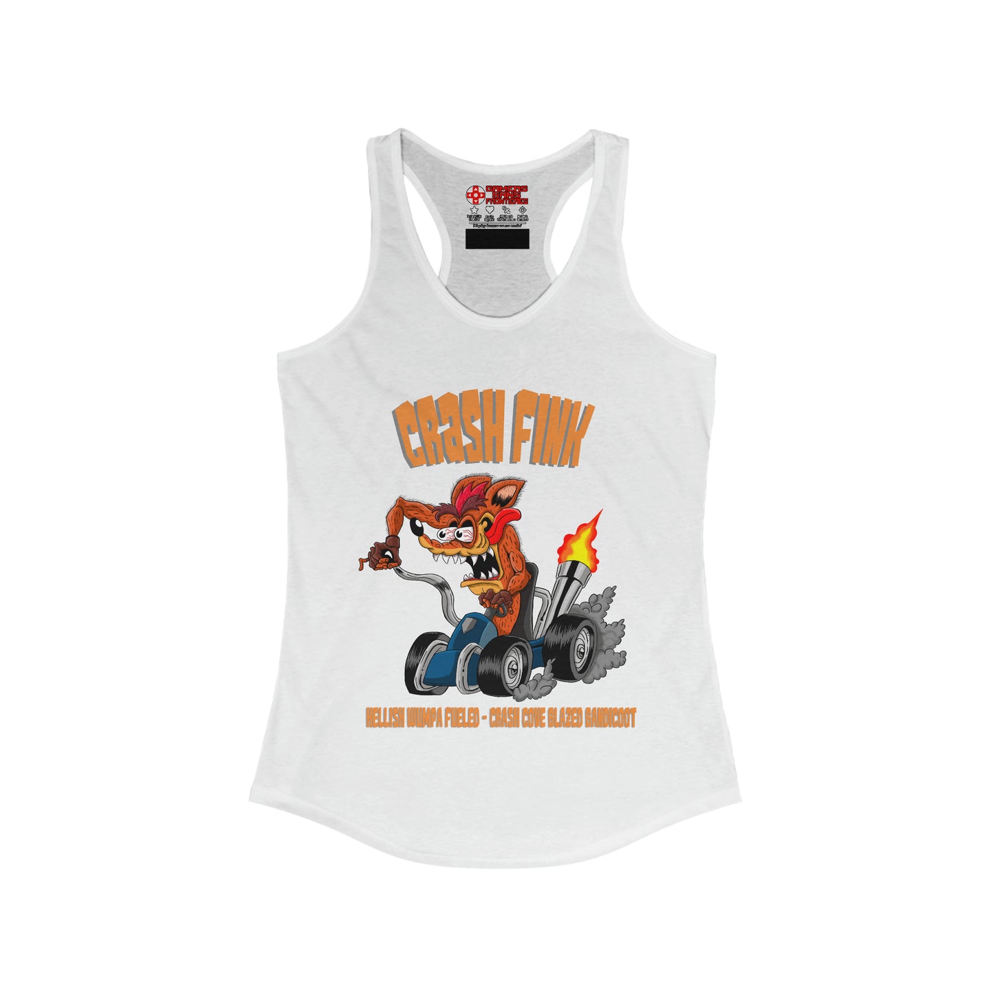 Women's Racerback Tank - Crash Fink