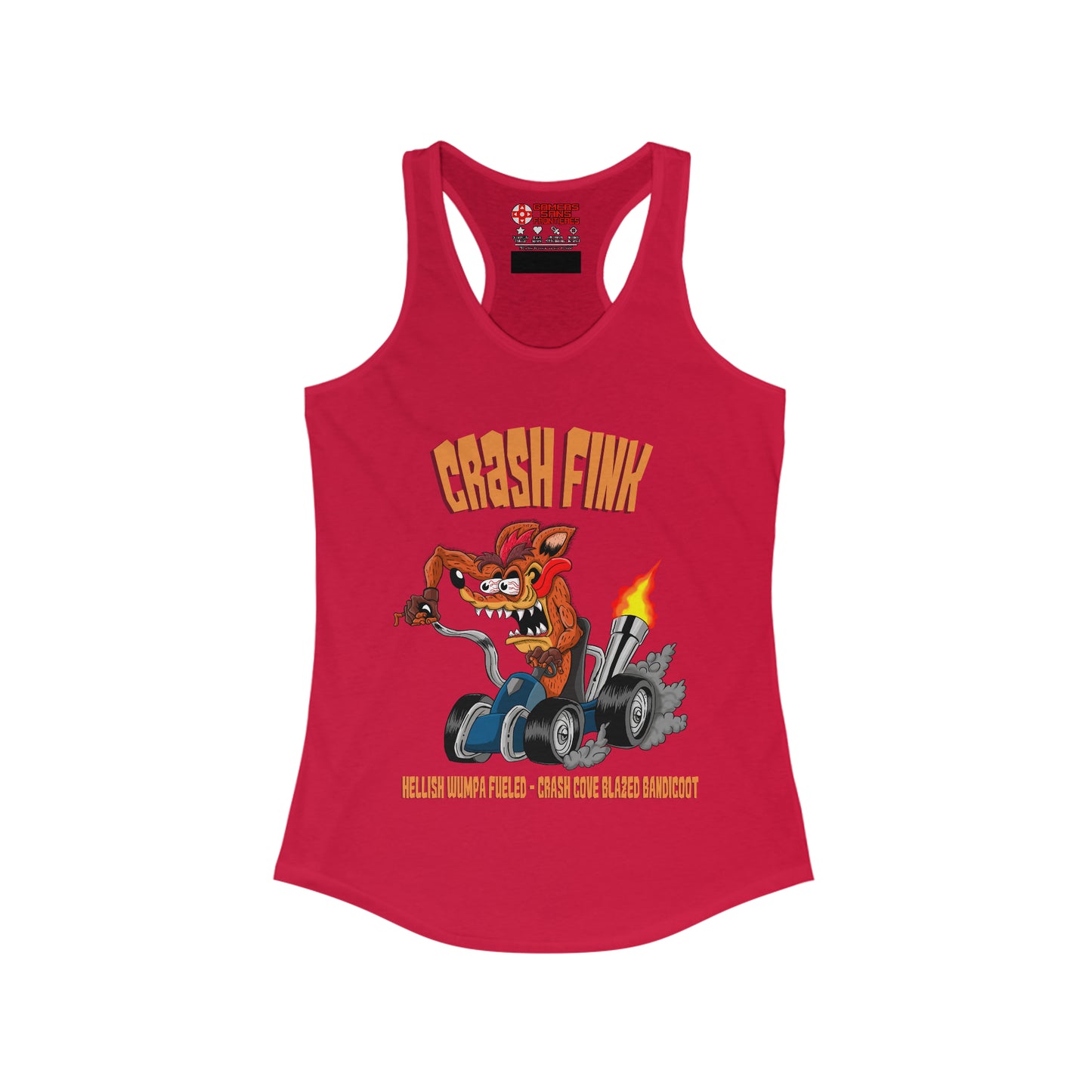 Women's Racerback Tank - Crash Fink