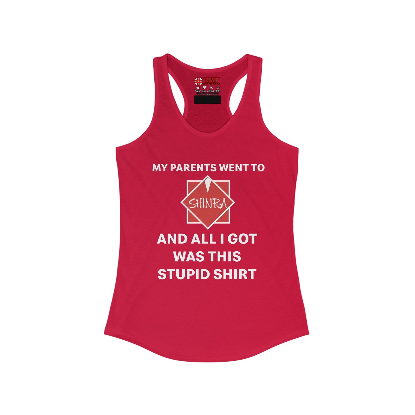 Women's Racerback Tank - S#!tty Shinra Souvenir