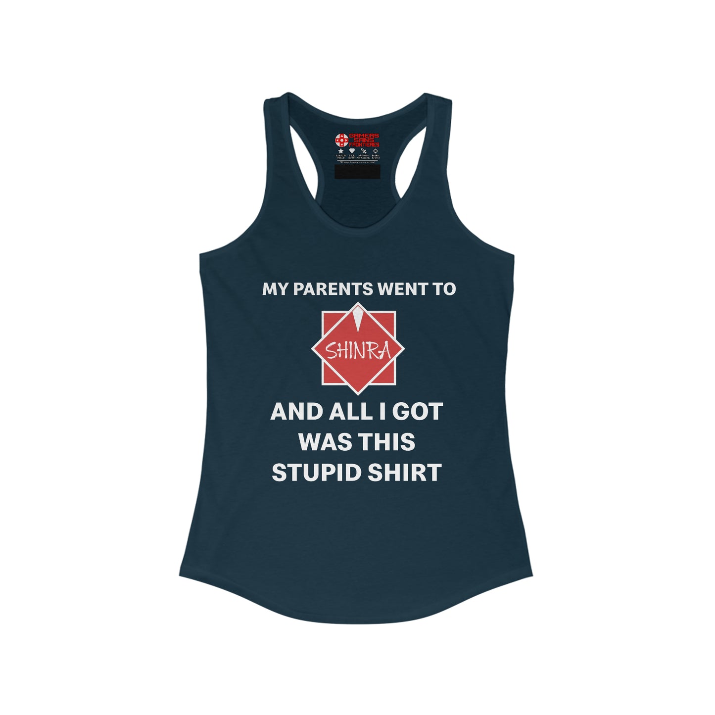 Women's Racerback Tank - S#!tty Shinra Souvenir