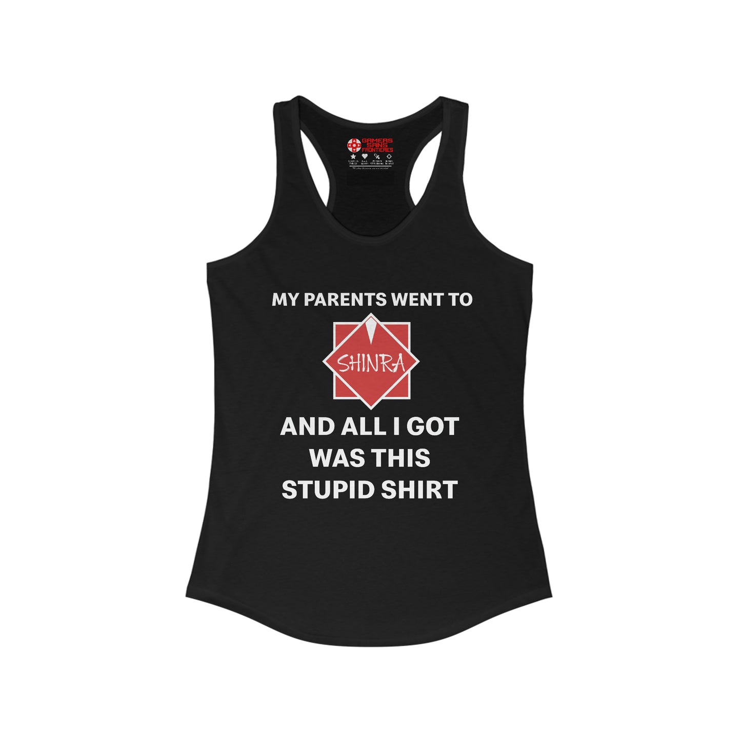 Women's Racerback Tank - S#!tty Shinra Souvenir