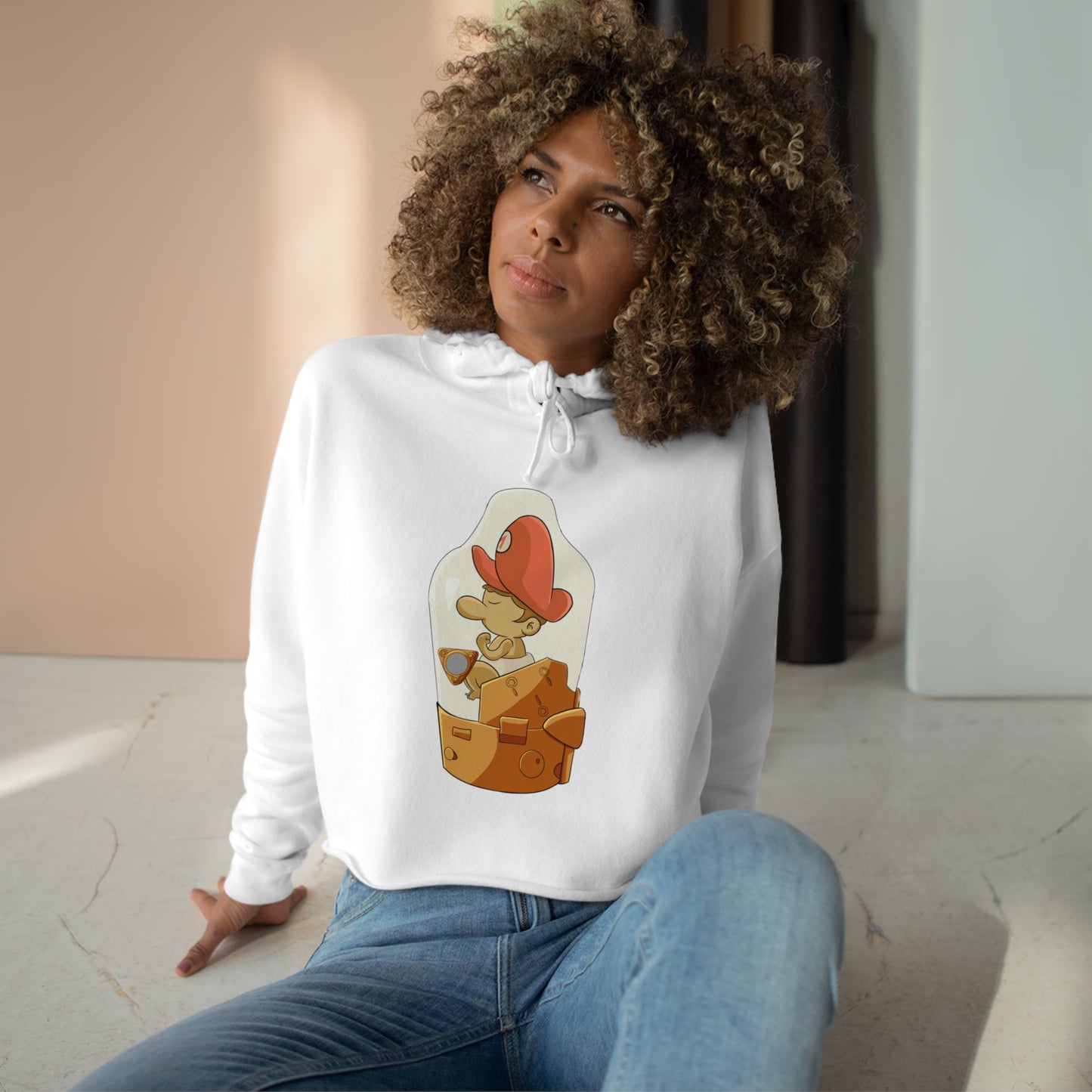 Baby Stranding Crop Hoodie