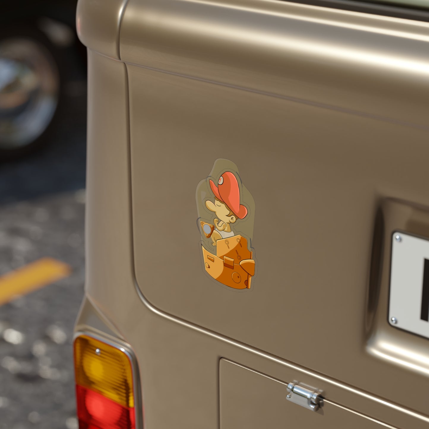 Transparent Outdoor Sticker - BBS